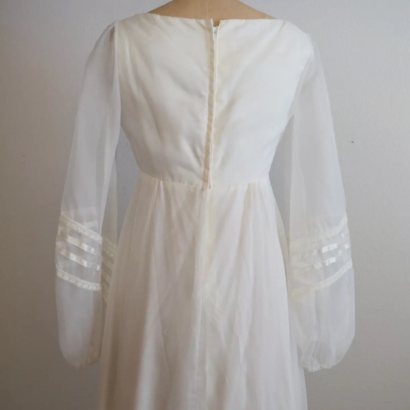 1970’s Vintage prairie Princess Bride wedding gown Ren Faire cosplay - Picture 8 of 10